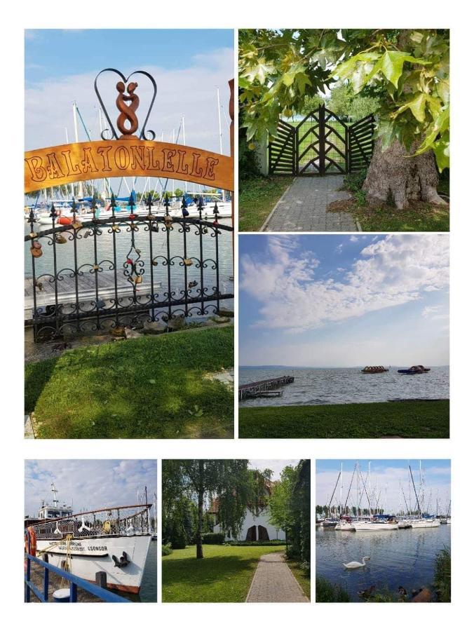 Grantek Üdülőház Balatonlelle Esterno foto